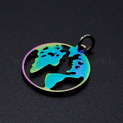 Ion Plating(IP) 201 Stainless Steel Pendants&nbsp;STAS-S105-JN239