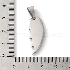 Ion Plating(IP) 304 Stainless Steel Pendants&nbsp;STAS-Z075-22AS