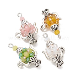 Glass Seed Beaded Pendants&nbsp;PALLOY-MZ01273