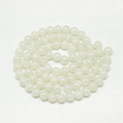 Baking Paint Crackle Glass Bead Strands&nbsp;DGLA-Q023-8mm-YS1