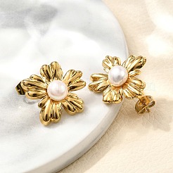304 Stainless Steel Stud Earring Findings&nbsp;EJEW-F361-15G