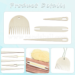 1Bag Plywood Wooden Weaving Looms Kit&nbsp;TOOL-CY0001-05
