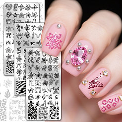 Stainless Steel DIY Nail Art Templates&nbsp;MRMJ-WH0092-280