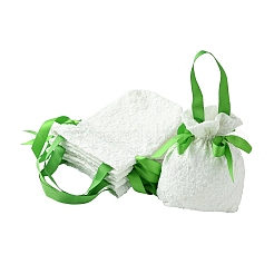 Cloth High Jacquard Flower Sugar Gift Drawstring Bags with Handle&nbsp;ST-CJ0004-01D