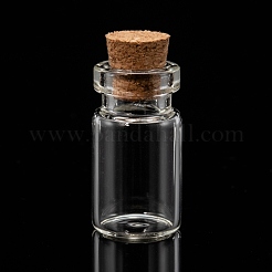Glass Wishing Bottle Bead Containers&nbsp;CON-Q014