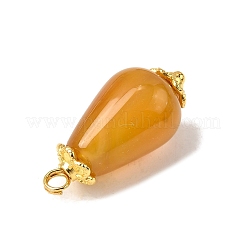 Natural Crackle Agate Pendants&nbsp;PALLOY-JF04424-01