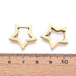 304 Stainless Steel Hoop Earrings&nbsp;STAS-T074-33G