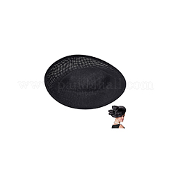 Linen Mini Hat Fascinator Base&nbsp;AJEW-WH0561-32A