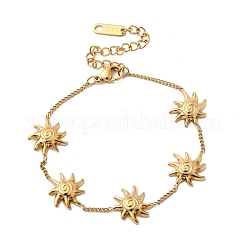 304 Stainless Steel Link Bracelets for Women&nbsp;BJEW-B151-02G