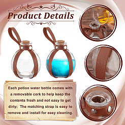 Dark Magic Cork Potion Bottle&nbsp;LS-AJEW-WH0415-80C