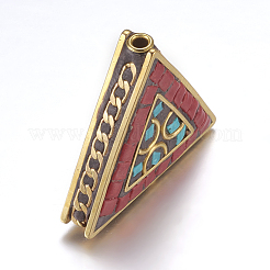 Handmade Indonesia Beads&nbsp;IPDL-F022-88C