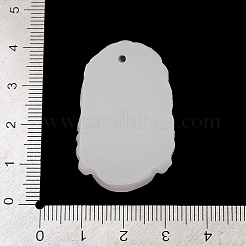 Natural White Jade Carved Pendants&nbsp;G-S384-01E