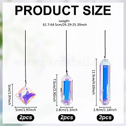 1 Box Glass Hanging Suncatcher&nbsp;AJEW-ME0002-27