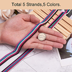 5Meters 5 Colors Spray Painted Brass Box Chains&nbsp;CHC-TA0001-01
