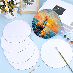 6Pcs Painting Canvas Panels&nbsp;DIY-GF0012-57
