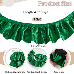 Pleated Satin Ribbons&nbsp;SRIB-GA0001-20B