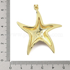 Rack Plating Brass Pave Cubic Zirconia Pendants&nbsp;KK-Z074-13G