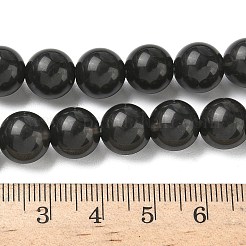 Natural Ice Obsidian Beads Strands&nbsp;G-P590-A02-10mm-01