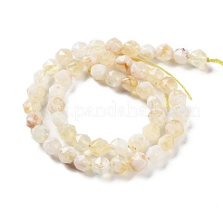 Heated Natural Citrine Beads Strands&nbsp;G-NH0021-A16-01