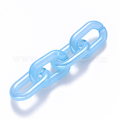 Imitation Jelly Acrylic Linking Rings&nbsp;OACR-S036-006A-F01