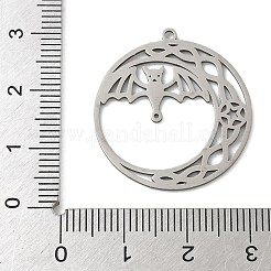 201 Stainless Steel Pendants&nbsp;STAS-G366-02P-09
