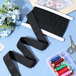 5 Yards Flat Polyester Anti-slip Elastic Band&nbsp;OCOR-GF0005-69A