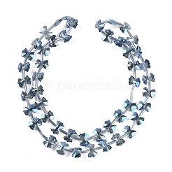 Electroplate Glass Beads Strands&nbsp;EGLA-B007-03A-FR01