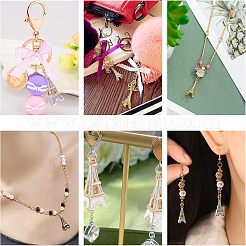 36Pcs 6 Colors Alloy Enamel Pendants&nbsp;ENAM-NB0001-94