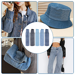 5Pcs 5 Colors Fibrous Cloth Clothing Patches&nbsp;PATC-CY0001-53