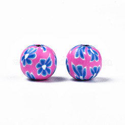 Handmade Polymer Clay Beads&nbsp;X-CLAY-S092-71