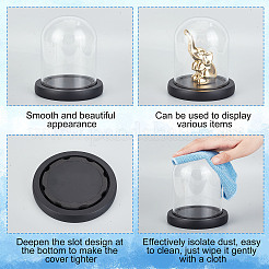 High Borosilicate Glass Dome Cloche&nbsp;DJEW-WH0018-23