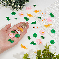 36Pcs 6 Styles Resin Display Decorations&nbsp;DJEW-CN0001-52