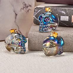 5Pcs Electroplate K9 Glass Pendants&nbsp;EGLA-SZ0001-31