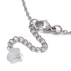 3Pcs 3 Style Turtle & Shell & Starfish Alloy Link Anklets Set with 304 Stainless Steel Cable Chains&nbsp;AJEW-AN00550
