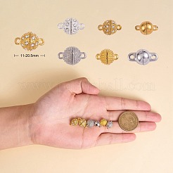 21Pcs 21 Styles Brass Magnetic Clasps&nbsp;JX157A