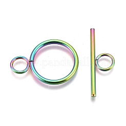 Ion Plating(IP) 304 Stainless Steel Toggle Clasps&nbsp;STAS-M277-05M
