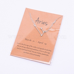 Alloy Rhinestone Pendants Necklaces&nbsp;NJEW-WH0007-02C
