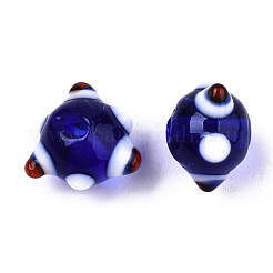 Handmade Bumpy Lampwork Beads&nbsp;LAMP-S194-003-B02