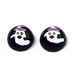 Halloween Opaque Resin Enamel Cabochons&nbsp;CRES-N031-011