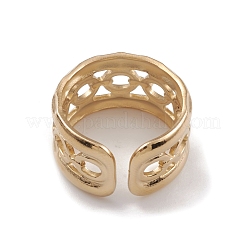 Ion Plating(IP) 304 Stainless Steel Cuff Rings&nbsp;RJEW-G285-38G