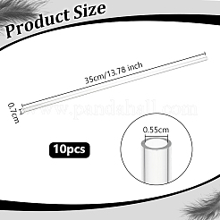 Acrylic Round Tube&nbsp;OACR-WH0056-007E