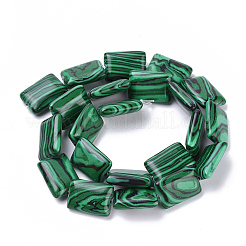 Synthetic Malachite Beads Strands&nbsp;G-T063-01