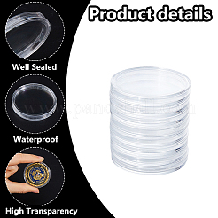 Plastic Commemorative Coin Protection Box&nbsp;OFST-WH0004-141