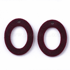 Flocky Acrylic Pendants&nbsp;OACR-T005-07