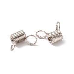 Non-Tarnish 201 Stainless Steel Mini Spring Bead Clamps for Beading Jewelry Making&nbsp;TOOL-G018-01P
