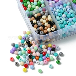 60G 10 Colors Opaque Acrylic Beads&nbsp;OACR-FS0001-75