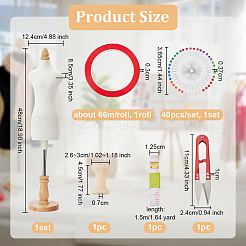 1/3 Scale Mini Female Dress Form Mannequin Torso Mode&nbsp;DIY-OC0011-49