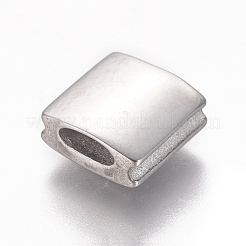 304 Stainless Steel Slide Charms&nbsp;STAS-F212-073P