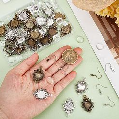 DIY Blank Dome Earrings Making Kit&nbsp;DIY-SC0021-58