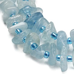 Natural Aquamarine Beads Strands&nbsp;G-Z124-A03-02